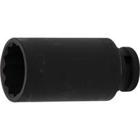 Galvutė smūginė ilga plonasienė daugiakampė 1/2" 30mm