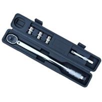 Dinamometrinis raktas 1/2` 28-210Nm + 3 galvutės/ilgintuvas L-462mm
