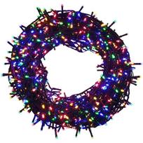 Girlianda 500LED juodu laidu Spalvota (Mėlyna/balta/rožinė/žalia/šiltai balta)