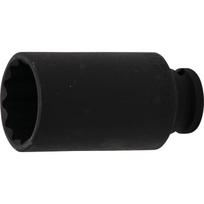 Galvutė smūginė ilga plonasienė daugiakampė 1/2" 32mm