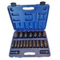 Smūginių ilgų galvučių rinkinys 1/2" 10-38mm 20vnt. S11661