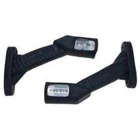 Žibintų rinkinys LED 12/24V lenktas raudona/balta/geltona L-180mm TT.12188