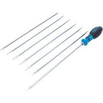 Atsuktuvų rinkinys su keičiamais antgaliais T-Star Torx  su skyle 8vnt