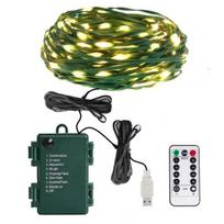 Girlianda MICRO 200LED 8 funkcijos juodu laidu Spalvota (Mėlyna/geltona/žalia/raudona)