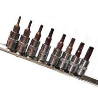 Antgalių torx rinkinys T8-T40 1/4" 8vnt.