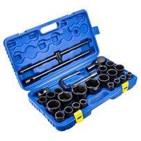 Galvučių rinkinys 6 ir 12 kampų 3/4" 26vnt. (17-65mm)