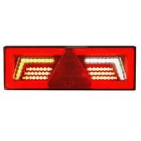 Žibintas LED 12/24V trikampis atšvaitas galinis dešinė