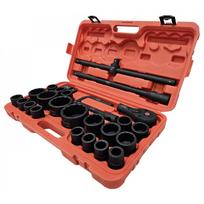 Galvučių rinkinys 12 kampų 3/4" + 1"  26vnt. (21-65mm)