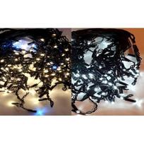 Girlianda varvekliai 160LED Šiltai balta/ balta + 20% baltai greitai mirksinčios spalvos