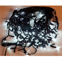 Girlianda varvekliai 160LED Balta + 20% baltos greitai mirksinčios spalvos