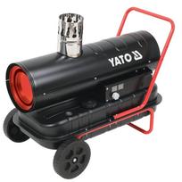 Dyzelinis / tepalinis šildytuvas su termostatu + išėjimo kaminas 30KW/230V