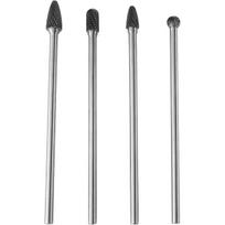 Deimantinių frezų rinkinys ypač ilgos 6mm 4vnt.