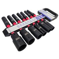 Smūginių galvučių rinkinys 1/2" 10-32mm 13vnt.