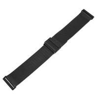 Laikrodžio apyrankė 24mm nerūdijančio plieno tinklelio reguliuojama juosta Suunto Spartan HR 7 D5i juodai juoda