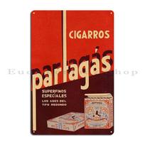 Partagas Kubos Cigarečių Metalo Ženklas Kino Klubas Baras Klubas Individualus Svetainės Skardos Ženklas Plakatas 20x30cm beige