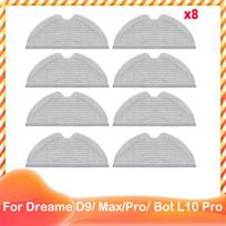 For Xiaomi Dreame D9, Max D9, D9 Pro, Dreame Bot L10 Pro Trouver Robot LDS Vacuum Water Tank Mop Pad Replacement Part white