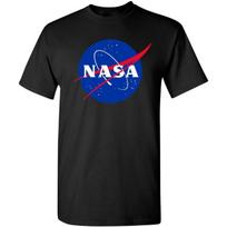 NASA Meatball Logo Astronomy Space Graphic Novelty Souvenir Shirt S įvairiaspalvis