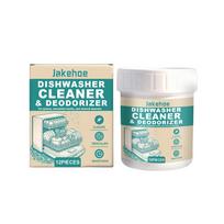 Jakehoe Dishwasher Cleaning Tablets - Daily Oil & Stain Removal, Brightening Formula for Household Dishwashers beige