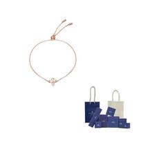 Swarovski Stella kristalais puošta apyrankė F ( Fits All)-Original Brand Box And Bag rožinio aukso spalvos