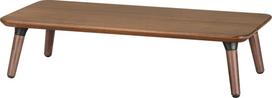 Maclean Wooden Monitor / Laptop Stand, (500x240x120mm), black walnut, max. 20kg, MC-930