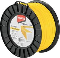 Makita NYLON MONOFILAMENT LINE SQUARE "PRO" 3,0mm/132mb
