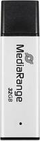 No Name MediaRange MR1900 USB flash drive 32GB USB Type-A 3.2 Gen 1 (3.1 Gen 1) Black, Silver