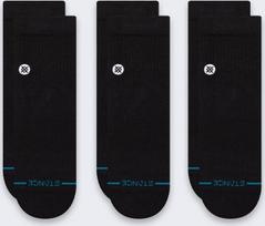 No Name Skarpety Stance Icon Quarter 3 Pack - black