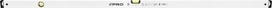 No Name WHITE SPIRIT LEVEL HORIZONTAL AND VERTICAL INDICATOR 2% DROP 180 CM