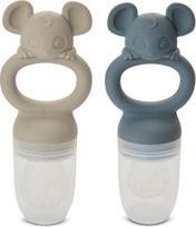 Nuuroo - Lauge Silicone Fruit Spout - Bering Sea / Cobblestone - 2-pack - 4 mdr. +