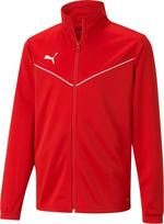 Puma teamRISE Training Poly Jacket Jr red 657393 01 152cm