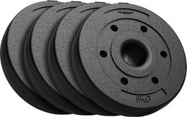 Rebel Bituminous Weight Set 4x5kg, 51mm Hole - for Olympic Barbells, REBEL ACTIVE
