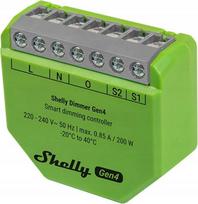 Shelly Dimmer Gen4 Smart Dimmer Wi-Fi Bluetooth, Green