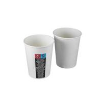 Vienkartinės popierinės stiklinės CLARINA 250ml 50vnt
