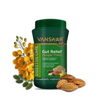 Vansaar Gut Relief Sugar Free Powder 100g | Ayurvedic Stomach Cleanser For Constipation Gas Bloating | Non Habit Forming Natural Digestive Support