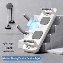 Multi-functional Push-up Board with Resistance Bands white