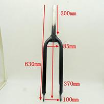 Shanma road bicycle straight tube front fork, aluminum alloy painted blackdisc B-seat dead speed bike  shock absorber hard fork