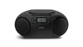 Magnetola Boombox Philips TAZ2200/10 CD MP3 Bluetooth USB 3W RMS