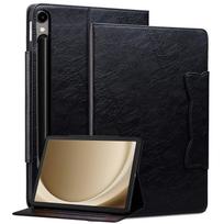 Applicable to Samsung Tab S10FE + tablet leather case, solid color business leather pattern card holder anti-drop case S11 Samsung tab a11 8.7inch ruda