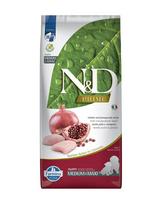 Farmina N&D Prime Dog vidutinių ir didelių veislių šunims su vištiena ir granatais, 12 kg