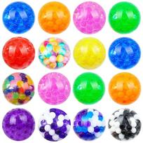 5/10/20pcs Colorful Stress Balls Squeeze Ball Stress Squishy Toys for Kids Birthday Party Favor Gifts Classroom Prize 5PCS