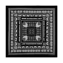 Bandana American Vintage Square Scarf Extra Large Cotton Headscarf Riding Scarf Motorcycle Face Towel Hip Hop Hair Band XL juoda