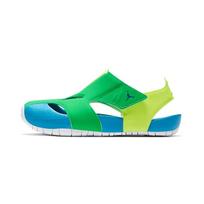 Jordan Flare Children's Sandals Green Blue Yellow Children Aged 3 7 Years Old CI7849-300 33.5