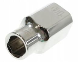 Milwaukee 1/2" 10mm šešiakampė chromuota metrinė galvutė