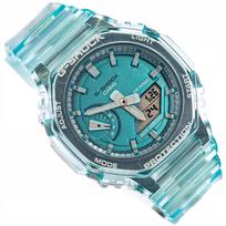 Moteriškas laikrodis Casio GMA-S2100SK-2AER G-Shock mėlynas su dirželiu chronometras
