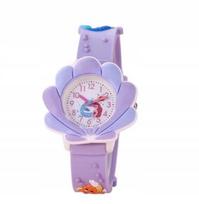 Vaikiškas laikrodis mergaitėms 1595 violetinis analoginis
