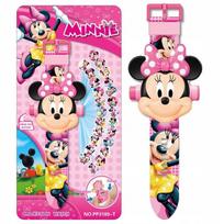 Vaikiškas laikrodis su 3D Minnie pele ir projektoriumi