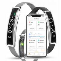 Išmanioji apyrankė Bluetooth 5.3, širdies ritmo stebėjimas, atspari vandeniui, žingsnių ir miego sekimas