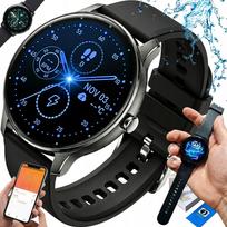 Išmanusis laikrodis vyrams, atsparus vandeniui, Bluetooth, fitness