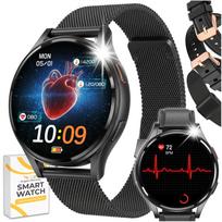Išmanusis laikrodis CardioWatch su EKG, kraujospūdžio matavimu ir AMOLED ekranu