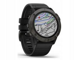 Išmanusis laikrodis Garmin Fenix 6X Pro juodas plienas su GPS ir atsparumu vandeniui